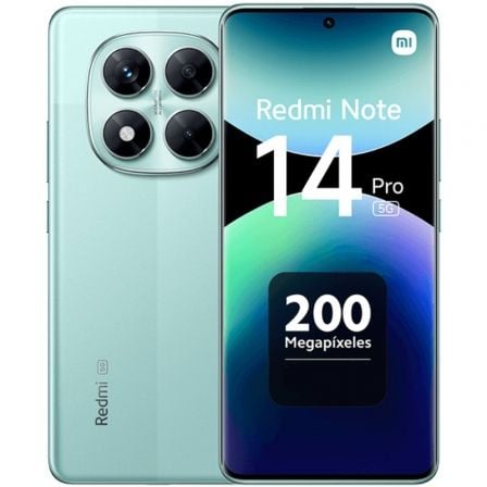 Smartphone Xiaomi Redmi Note 14 Pro 8 GB 256 GB 6.67 5G Verde