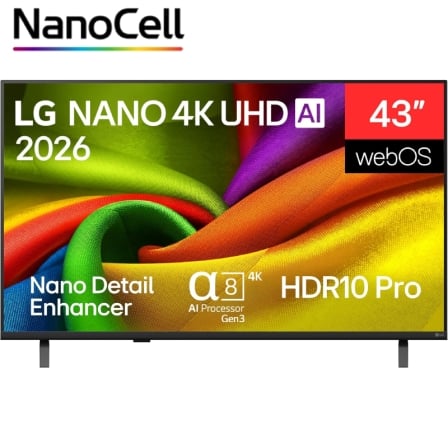 Televisor LG NanoCell 43NU850B6LA 43 Ultra HD 4K Smart TV Wi-Fi