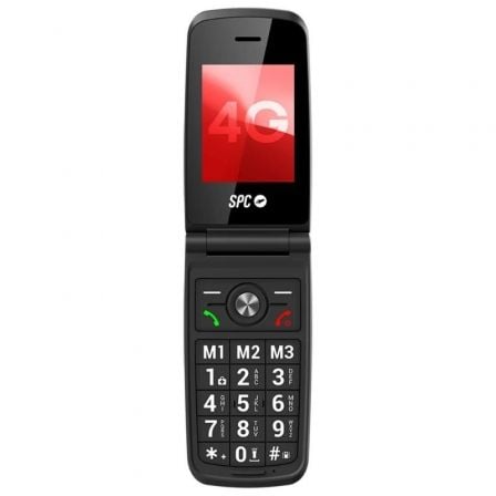 Teléfono Móvil SPC Titan 2 para Personas Mayores 4G Rojo