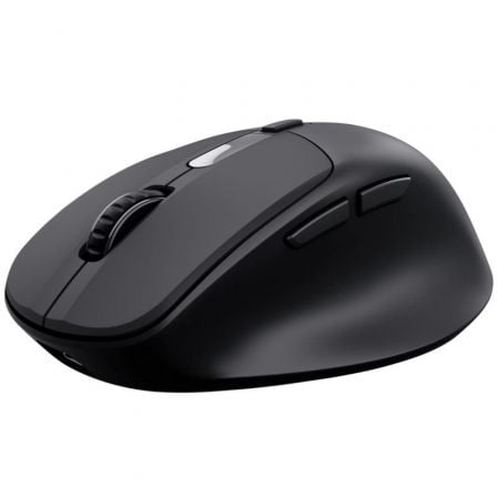Ratón Ergonómico Inalámbrico Trust Zevo 25991 Batería recargable Hasta 4000 DPI Negro