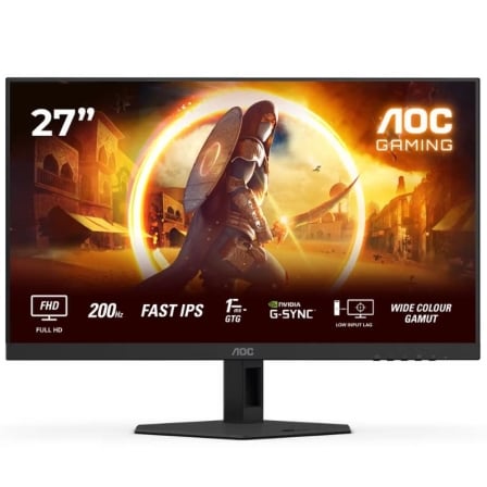 Monitor Gaming AOC 27G4HRE 27 Full HD 1ms 200Hz IPS Multimedia Negro