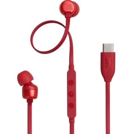 Auriculares Intrauditivos JBL Tune 310C con Micrófono Rojos