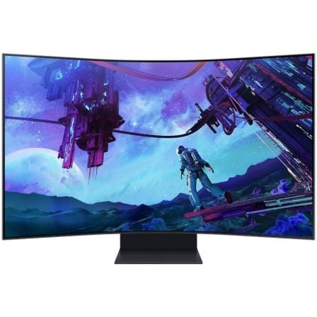Monitor Gaming Curvo Samsung Odyssey Ark S55CG970NU 55 4K 1ms 165Hz VA Regulable en altura Smart TV Multimedia Negro