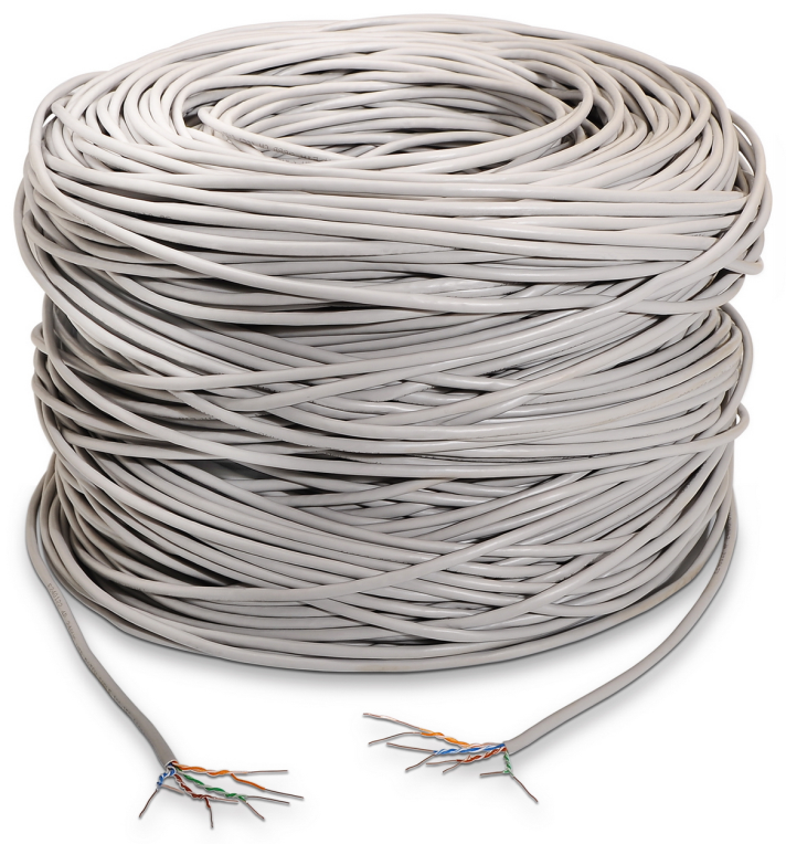 Bobina de Cable RJ45 UTP Aisens A133-0208 Cat.5e 100m Gris