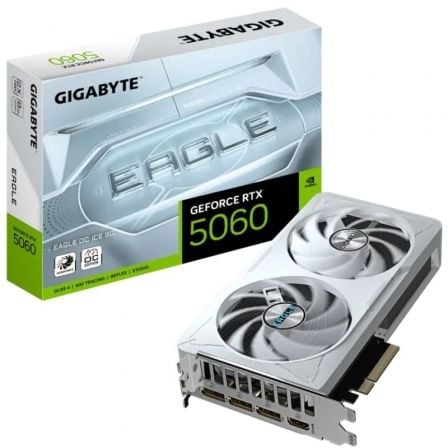 Tarjeta Gráfica Gigabyte GeForce RTX 5060 Eagle OC ICE 8 GB GDDR7