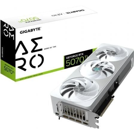 Tarjeta Gráfica Gigabyte GeForce RTX 5070 Ti AERO OC 16 GB GDDR7