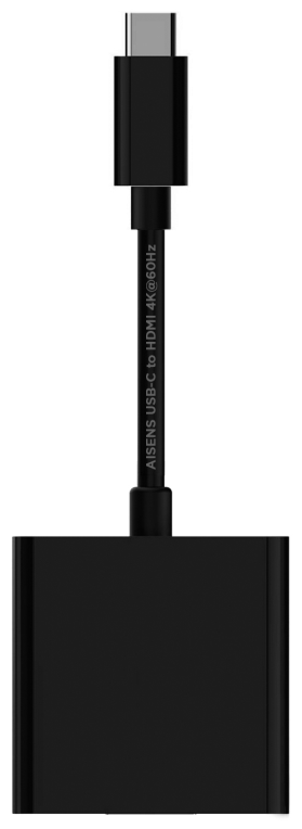 Conversor HDMI 4K 60Hz Aisens A109-0344 HDMI Hembra - USB Tipo-C Macho 15cm Negro