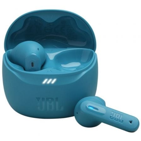 Auriculares Bluetooth JBL Tune Flex 2 con estuche de carga Autonomía 12h Azul Turquesa