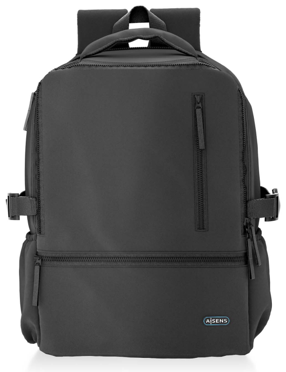Mochila Aisens ASBG-BP086-BK para Portátiles hasta 15.6 Impermeable Negro