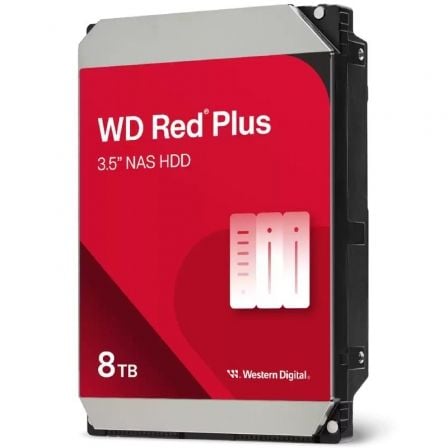 Disco Duro Western Digital WD Red Plus NAS 8 TB 3.5 SATA III 256 MB