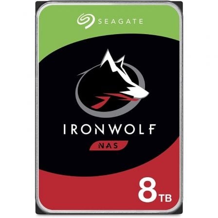 Disco Duro Seagate IronWolf NAS ST8000VN004 8 TB 3.5 SATA III 256 MB