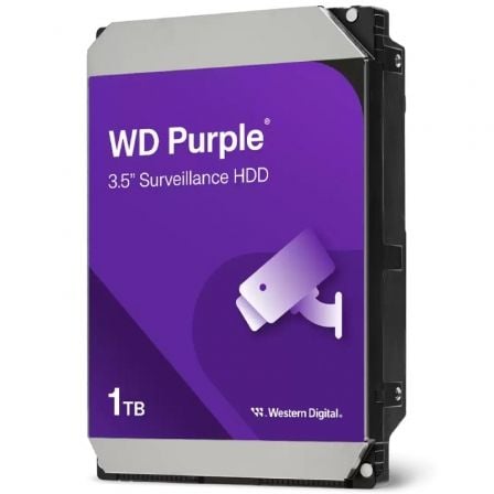 Disco Duro Western Digital WD Purple Surveillance 1 TB 3.5 SATA III 64 MB