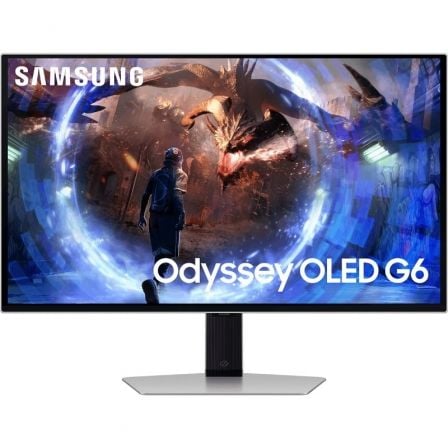 Monitor Gaming Samsung G6 Odyssey OLED S27DG602SU 27 QHD 0.03ms 360Hz Regulable en Altura Plata