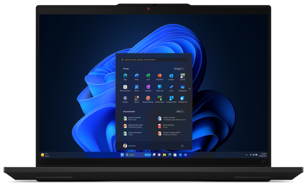 Portátil Lenovo ThinkPad L14 Gen 5 21L5002GSP Ryzen 5 Pro 7535U 16 GB 512 GB SSD 14 Windows 11 Pro