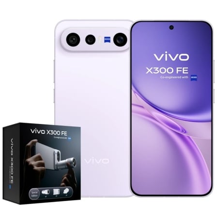 Smartphone Vivo X300 FE 12 GB 512 GB 6.31 5G Púrpura Incluye Extensor Teleobjetivo