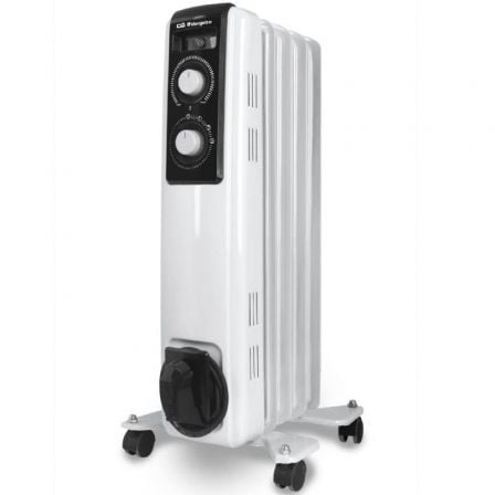 Radiador de Aceite Orbegozo RF 1000 A 2 Potencias 500-1000W 5 Elementos Caloríficos