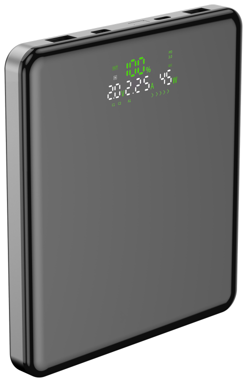 Powerbank 20000mAh Leotec LEPOW100W20G 100W Gris Incluye Cable USB Tipo-C