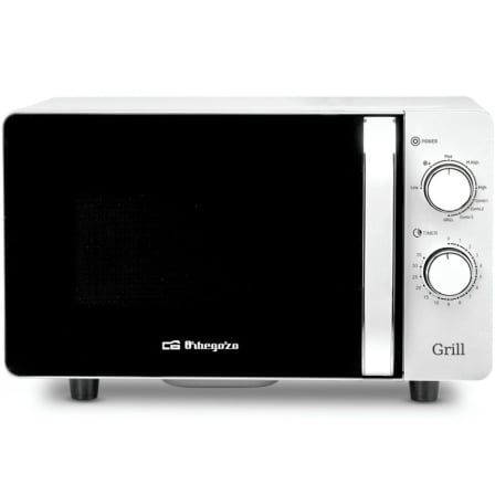 Microondas Orbegozo MIG 2070 CE 700W Capacidad 20L Función Grill Blanco