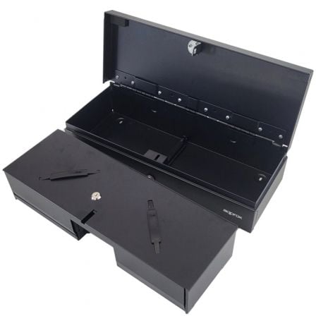 Cajón Portamonedas Approx appCASH02FLIPTOP Manual y Automático Negro