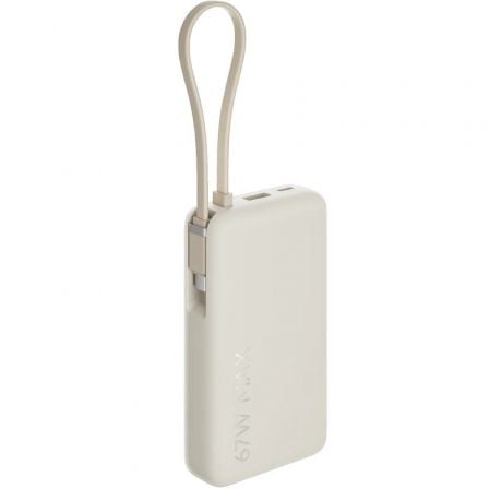 Powerbank 10000mAh Xiaomi 67W Power Bank Integrated Cable 67W Beige Incluye Cable USB Tipo-C