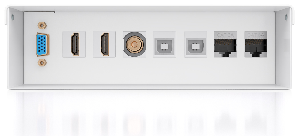 Caja de Conexiones Aisens A127-1031 VGA - 2x HDMI - Jack 3.5 - 2x USB-B - 2x RJ45