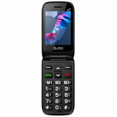 Teléfono Móvil Qubo P-220RD 4G para Personas Mayores Rojo