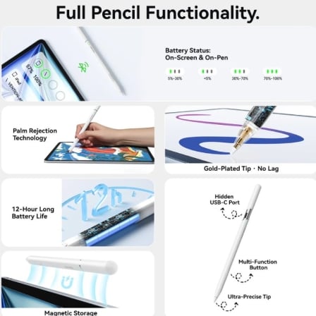Lápiz Óptico Vention KQNW0 para iPad Blanco