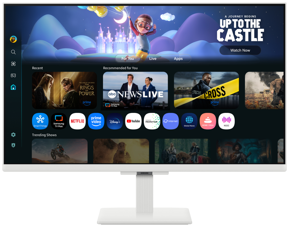 Smart Monitor Samsung M5 S27FM501EU 27 Full HD Multimedia Smart TV Blanco