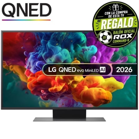 Televisor LG QNED evo AI QNED87 Mini LED 43QNED87B6A 43 Ultra HD 4K Smart TV Wi-Fi