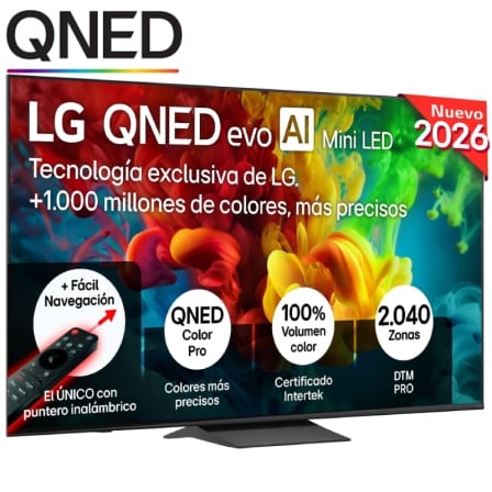 Televisor LG QNED 55QNED83B6A 55 Ultra HD 4K Smart TV Wi-Fi