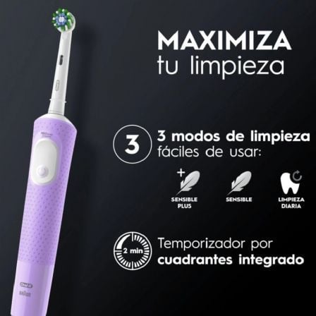 Cepillo Dental Braun Oral-B Vitality Pro Purpura