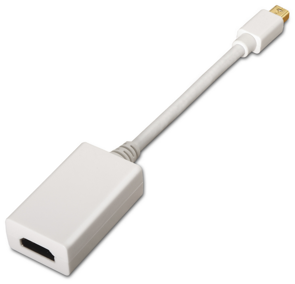 Conversor Aisens A125-0138 Mini DisplayPort Macho - HDMI Hembra 15cm Blanco