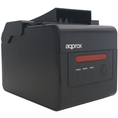 Impresora de Tickets Approx appPOS80ALARM Térmica Ancho papel 58 y 80mm USB-RS232-LAN-RJ11 Negra