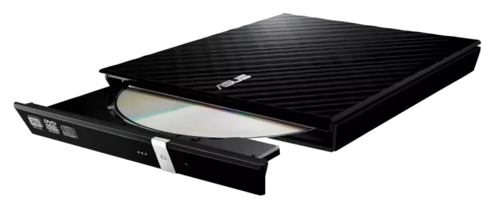 Grabadora Externa CD DVD ASUS SDRW-08D2S-U Lite Negra