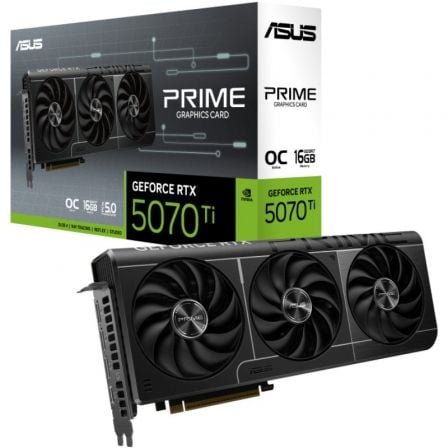 Tarjeta Gráfica Asus Prime GeForce RTX 5070 Ti OC Edition 16GB GDDR7