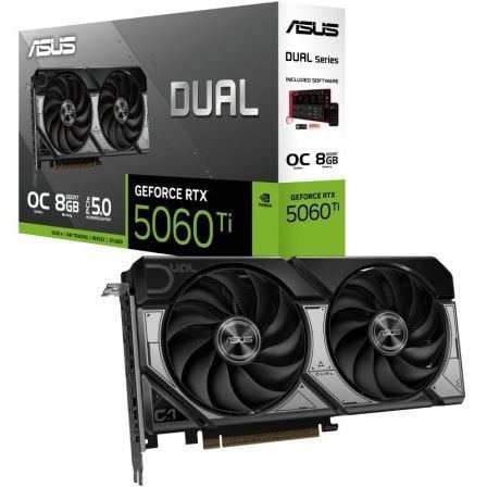 Tarjeta Gráfica ASUS Dual GeForce RTX 5060 Ti OC 8 GB GDDR7