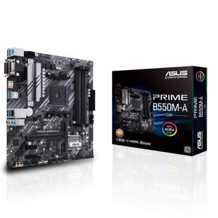 Placa Base ASUS Prime B550M-A CSM Socket AM4 DDR4 PCIe 4.0 Micro ATX