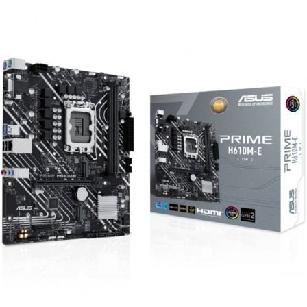 Placa Base ASUS Prime H610M-E-CSM Socket 1700 DDR5 PCIe 4.0 Micro ATX