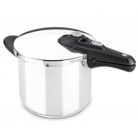 Olla a Presión Bra Vitesse A185102 Ø22cm 6L Acero Inoxidable Apta para Inducción