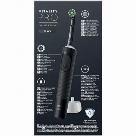 Cepillo Dental Oral-B Vitality Pro Negro