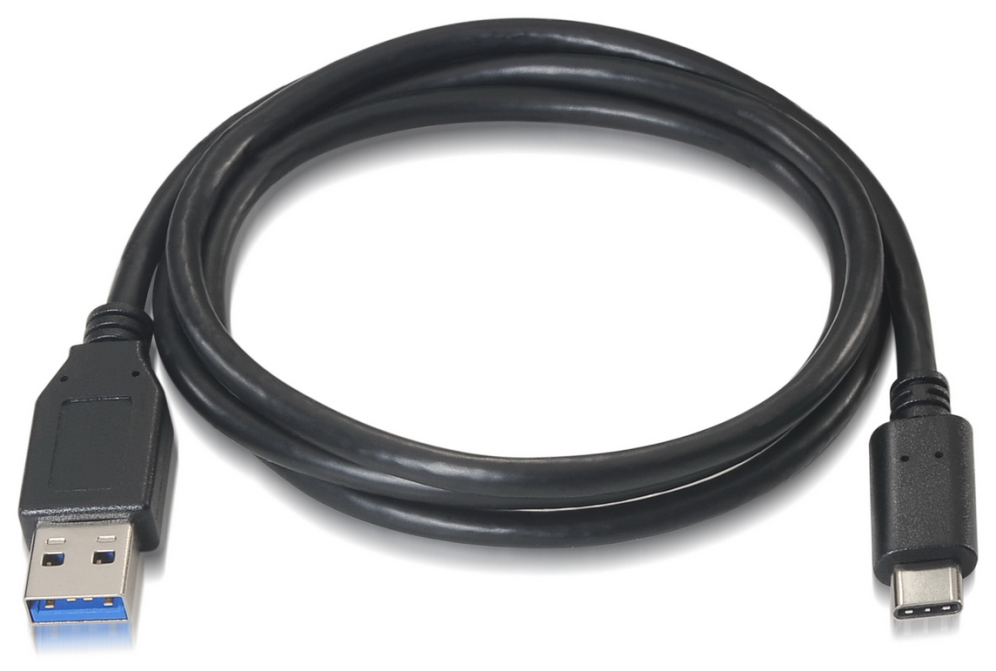 Cable USB 3.1 Tipo-C Aisens A107-0060 USB Tipo-C Macho - USB Macho 10Gbps 1m Negro