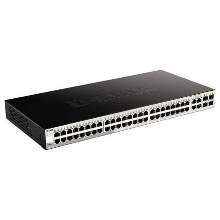 Switch D-Link DGS-1210-52 Smart+ 52 Puertos RJ-45 10 100 1000 SFP