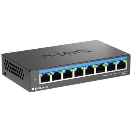 Switch D-Link DMS-108 8 Puertos RJ-45 10 100 1000 2.5 Gbps