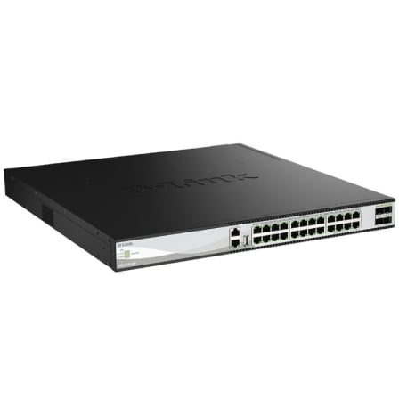 Switch Gestionable D-Link DXS-3130-28P E 24 Puertos RJ-45 10 100 1000 SFP PoE
