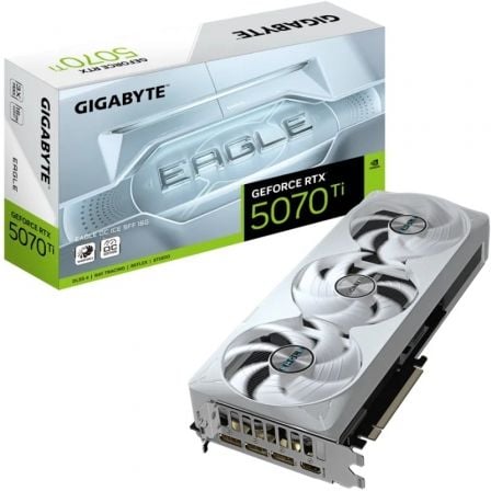 Tarjeta Gráfica Gigabyte GeForce RTX 5070Ti Eagle OC ICE SFF 16 GB GDDR7