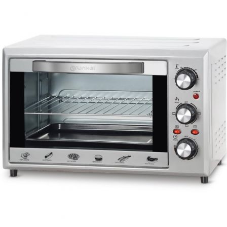Horno de Sobremesa Grunkel HR-28SILVER 1600W Capacidad 28L Plata