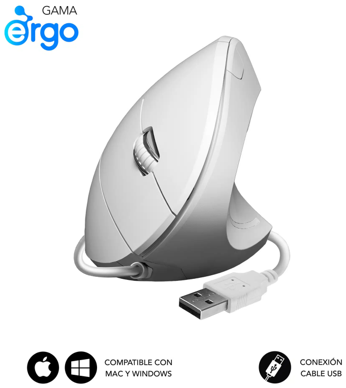 Subblim glide vertical ergo blanco