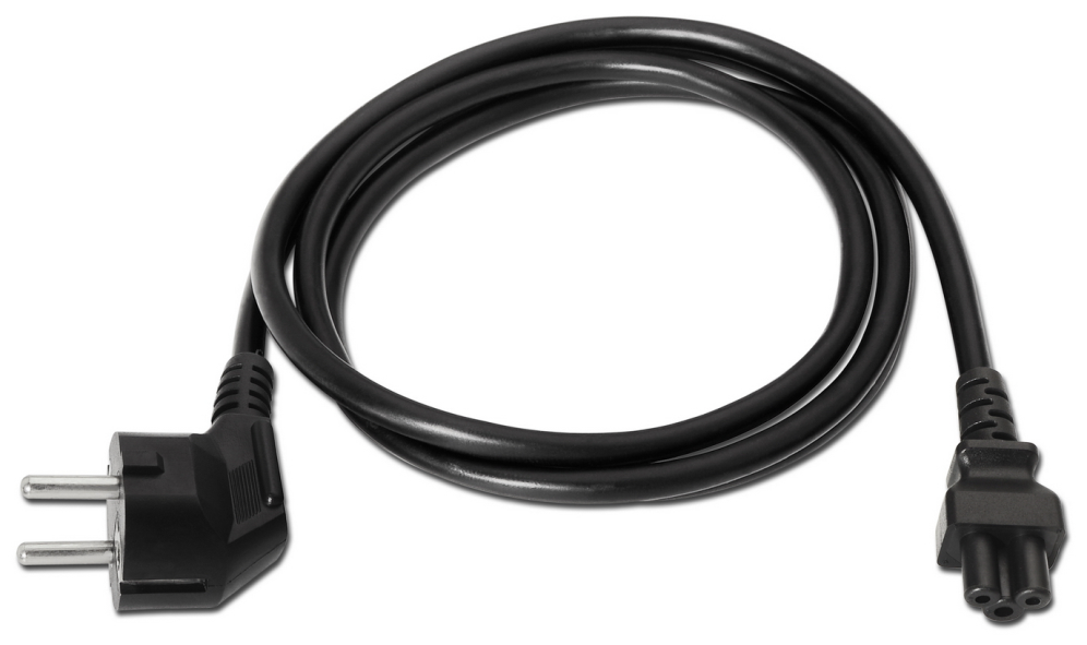 Cable Alimentación Trébol Aisens A132-0172 CEE(7-7) Macho - C5 Hembra Hasta 1500W 1.5m