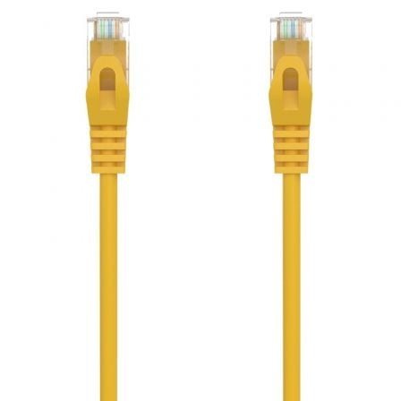 Cable de Red RJ45 AWG24 UTP Aisens A145-0563 Cat.6A LSZH 25cm Amarillo