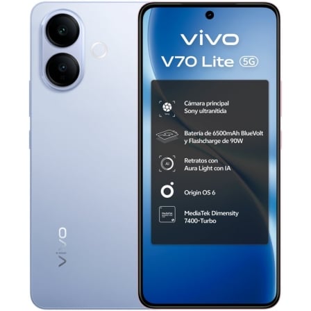 Smartphone Vivo V70 Lite 6 GB 256 GB 6.77 5G Azul